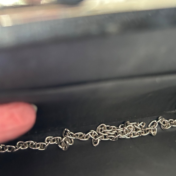 Ladies Black Evening Bag - Picture 2 of 3